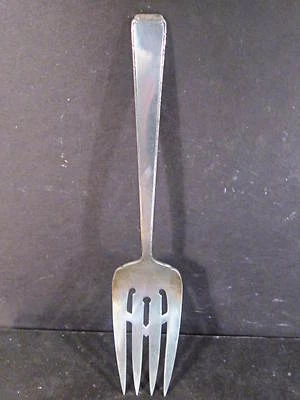 Towle Sterling OLD LACE COLD MEAT FORK 8"  No Mono & Mono A - Image 1 of 4