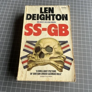 ORIGINAL RETRO Paperback Book Cafe Art 1978 SS-GB DEIGHTON War Military E2 - Picture 1 of 6