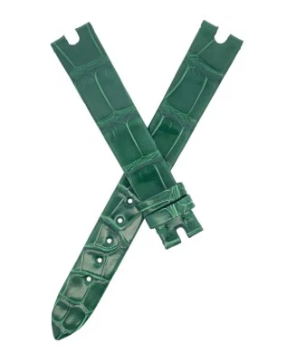 Chopard 13mm x 12mm Green Alligator Women's Leather Watch Band Strap 105/70 - Image 1 of 3