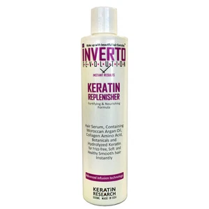 Inverto Keratin Replenisher Serum Smooth Hair No Frizz Repair Damaged Hair - Picture 1 of 1