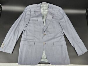 Canali 1934 Current Label Light Gray S140s Suit JACKET Sports Coat 46 L Wool 