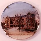 Antique 1910 Glass Cardboard Framed Photo Royal Victoria College Montreal Canada