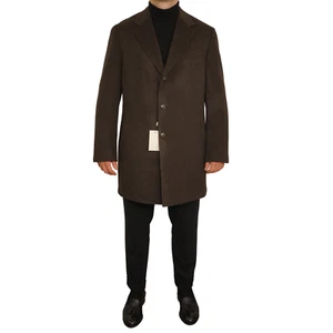 Men Suitsupply Vicenza Coat 100% Wool Brown UK/US50 EU60 S841 - Picture 1 of 15