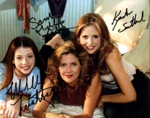 Buffy The Vampire Slayer Cast Autografiado 8x10 Foto Firmada Reimpresión Gellar TRACH - Imagen 1 de 1