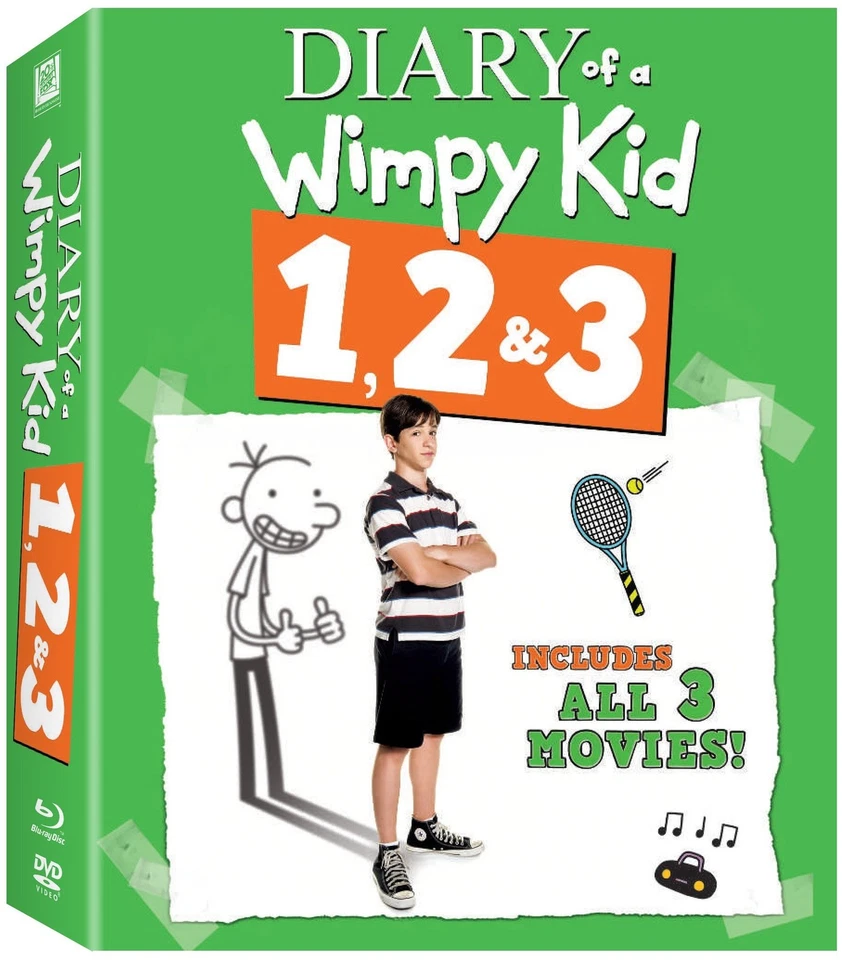 The Diary of a Wimpy Kid 1, 2 & 3 - Image 1 of 1