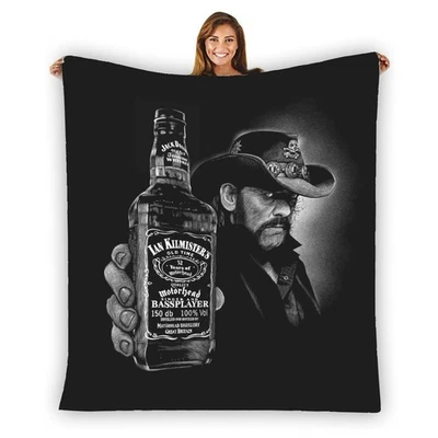 Legend Lemmy Motorhead Warm Single-Side Printing Flannel Fleece Blanket - Image 1 of 3