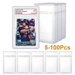 Funda protectora vacía con tarjetero graduada losa para tarjetas deportivas coleccionables - Imagen 1 de 8