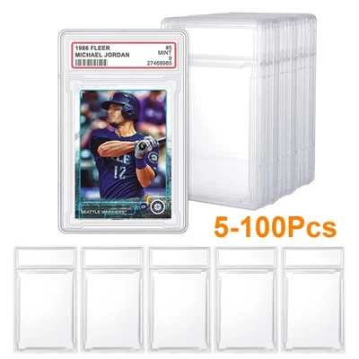 Empty Graded Card Holder Sleeves Slab for Trading Sports Cards Protector Case - Image 1 of 4