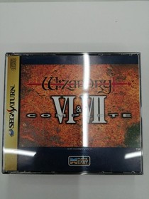 Sega Saturn Software Wizardry Vi Vii Complete Data East FCa67