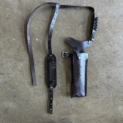 Funda pistola de hombro de caza Black Hills de cuero castaño oscuro BH3 S&W 460 Foto 1 de 4