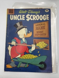 Walt disney's Uncle Scrooge #33 dell comics 1962 silver age carl barks art movie - Picture 1 of 8
