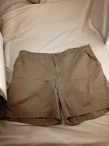 Mena Cabelas Casuals Aged Khaki Shorts Size 50 - Picture 1 of 4