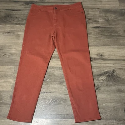 Belle Gray by Lisa Rinna Women’s Rust Skinny Jeans Size 16 | Stretch Denim Pants - Image 1 of 4