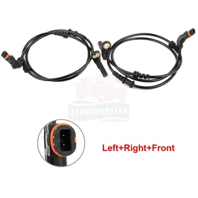 Sensor ABS del lado del conductor y del pasajero delantero de 2 piezas para Mercedes-Benz CL63 AMG CL600 Foto 1 de 4