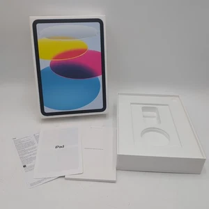 EMPTY BOX ONLY Blue iPad (A16) 11th generation Blue 128 GB A3354 Wifi 2025 Model - Picture 1 of 7