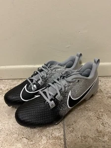 Nike Vapor Edge Speed 360 2 Football Cleats Silver/Black Men (DA5455-003) Sz 13 - Picture 1 of 5