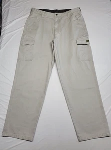 Pantalones cargo Wrangler vintage para hombre 36 x 32 chinos pierna recta lona algodón años 90 - Imagen 1 de 17