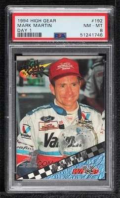 1994 Wheels High Gear Day One Mark Martin #192 PSA 8 HOF - Image 1 of 2