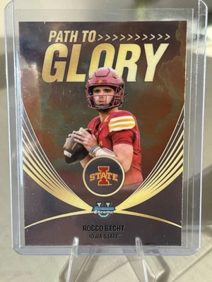 2025 Topps Path To Glory Bowman University Chrome Iowa State Rocco Becht ⭐️ - Image 1 of 2