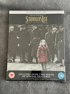 SCHINDLER’S LIST 4K STEELBOOK UK LIMITED EDITION RARE NEW & SEALED - Bild 1 von 2