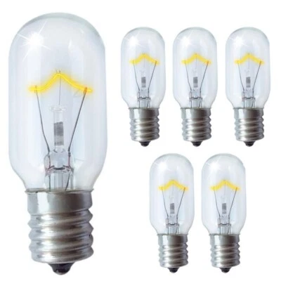 6-Pack 40W T8 40T8 E17 Base Light Bulbs for Microwave Oven Kitchen Vent Hood - Image 1 of 4