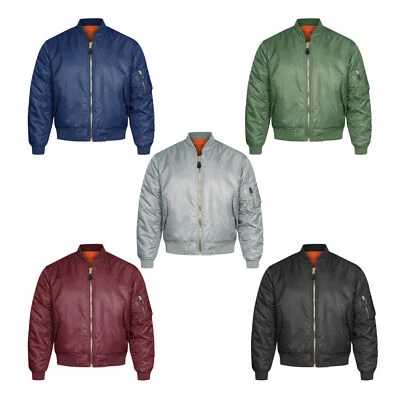 MA1 Flight Bomber Jacket Combat Army Military Air Force US Pilot Skin MOD Padded - Image 1 of 2