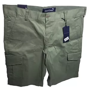 Living Life Desert Dunes Mens classic slim fit cargo shorts Blue Lagoon 34 X 11 - Picture 1 of 2