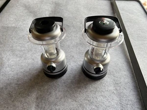 2- NEU 12-BIRNEN LED NOTLATERNE SET MIT DIMMER + BATTERIEN - STERN - Bild 1 von 2