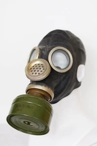 GASMASKE GP-5M schwarz Maske mit Filter Original Vintage Sowjetisch Russisch Original - Bild 1 von 7