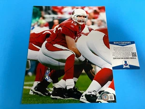 Foto 8x10 firmada por Kurt Warner Cardinals Super Bowl Salón de la fama Beckett certificado de autenticidad BAS - Imagen 1 de 2