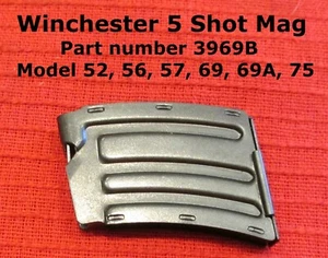Winchester 5 Shot Magazine for Models 52, 56, 57, 69, 69A, 75 and 697 - NEW - Picture 1 of 6