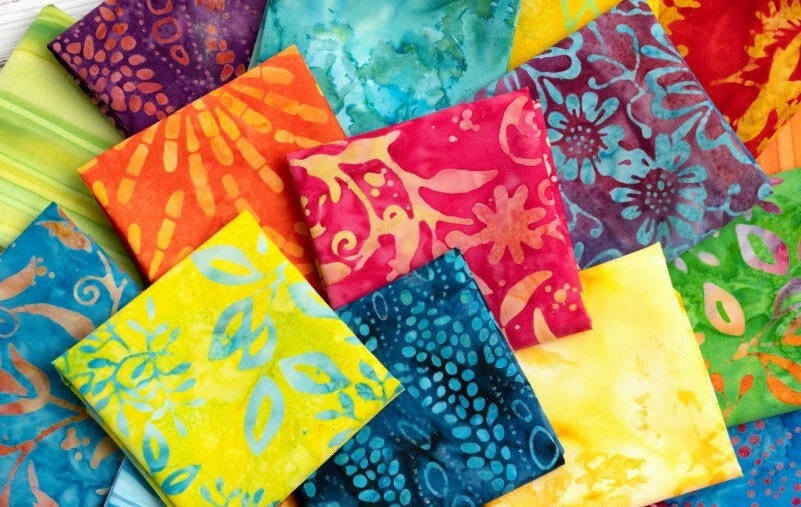 CHROMA BATIKS 34 Fat Quarters Moda QUILT Fabric Rainbow Cotton Bright 4366AB - Image 1 of 4