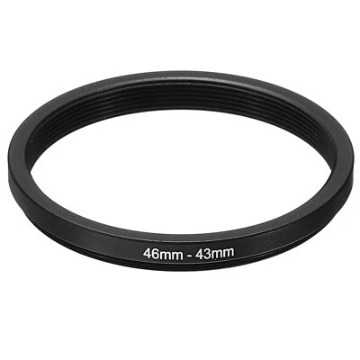46mm-43mm Metal Step Down Ring Camera Lens Filter Adapter Ring Aluminum Filter - Image 1 of 4