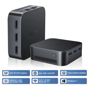 Blackview Mini PC MP80 12GB LPDDR5 RAM 256GB M.2 SSD 4K UHD Desktop PC Win 11 - Bild 1 von 19