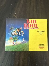 Nintendo NES Manual Only Kid Kool And The Quest For The Seven Wonder Herbs