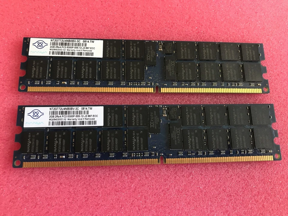DELL Poweredge 2970 RAM KIT 4GB (2x2GB) PC2-5300P DDR2 667MHz ECC SERVER MEMORY - Image 1 of 1