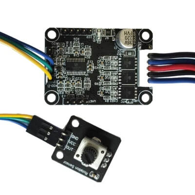 DC 7-28V BLDC Three Phase DC Brushless Motor Controller PWM No Hall Driver Board - Image 1 of 4