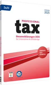BUHL tax 2025 Professional (für das Steuerjahr 2024), Windows 11/10, Download - Bild 1 von 1