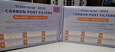 Waterwise Carbon Post Filter 12 Pack for Model 4000 - Image 1 of 3