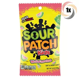 1x Bag Sour Patch Kids Watermelon Flavor Soft & Chewy Sweet Gummy Candy | 8oz - Picture 1 of 1