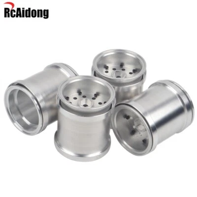 RC Aluminum Beadlock Wheel Rims for Tamiya G6-01 GF-01 Heavy Dump Truck Parts - Image 1 of 4