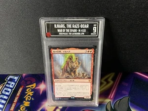 TCCG 9 Ilharg, the Raze-Boar - War of the Spark Japanese Graded Commander - Picture 1 of 2