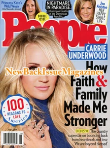 People 7/19,Carrie Underwood,Jennifer Aniston,Princess Kate,July 2019,NEW - Bild 1 von 1