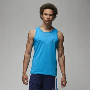Jordan Sport Graphic Dri-Fit Blue Tank Top DX9605-468 Sz Small - Picture 1 of 6