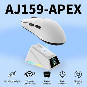 AJAZZ AJ159-APEX Gaming-Maus 8K PAW3390/3395 Sensor Ladestation mit Bildschirm - Bild 1 von 55