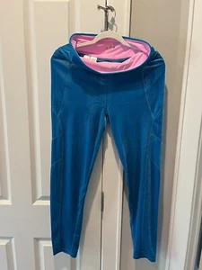 lilly pulitzer weekender high rise leggings in teal bay Nwt Size Medium - Picture 1 of 5
