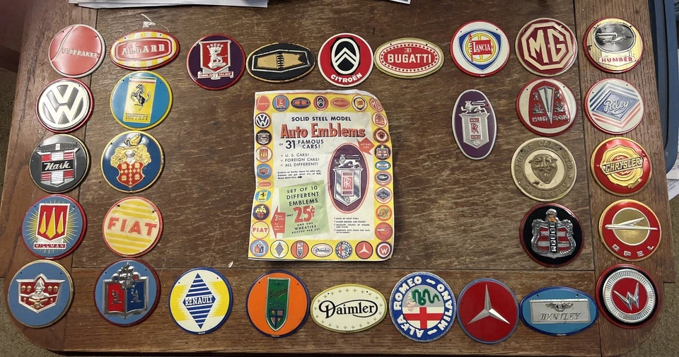 Emblemas automáticos modelo Wheaties Steel.  Foto 1 de 1