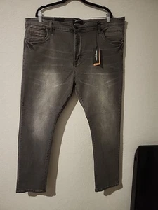Kenneth Cole New York Men's Gray Slim Fit Jeans Size 44x30 Stretch Denim NEW... - Picture 1 of 6