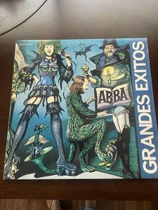 ABBA Grandes Exitos VERY RARE 1976 Spain PROMO LP Greatest Hits Record Vinyl - Picture 1 of 7