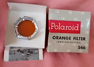 Vintage Polaroid Orange Filter 546 (Non-Polarizing) with Box & Insert – Rare - Picture 1 of 1
